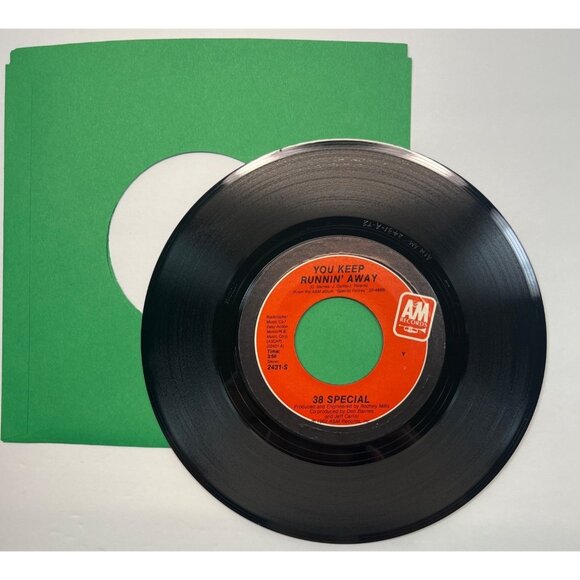 38 Special You Keep Runnin Away / Prisoners of Rock 45 Vinyl 80s Classic Rock - Picture 3 of 6